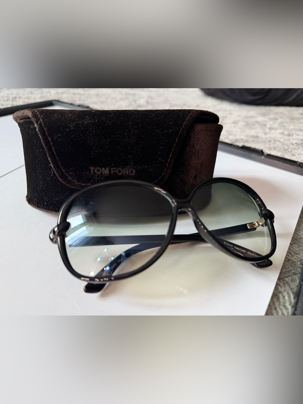 Black Gradient Lens Women's Sunglasses